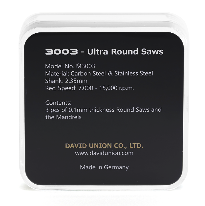 David Union, Ultra Round Saws - M3003
