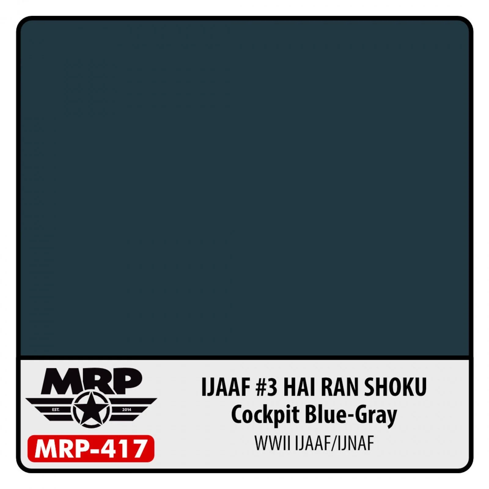 MRP-417 IJAAF #3 Hai Ran Shoku (Cockpit Blue-Gey)