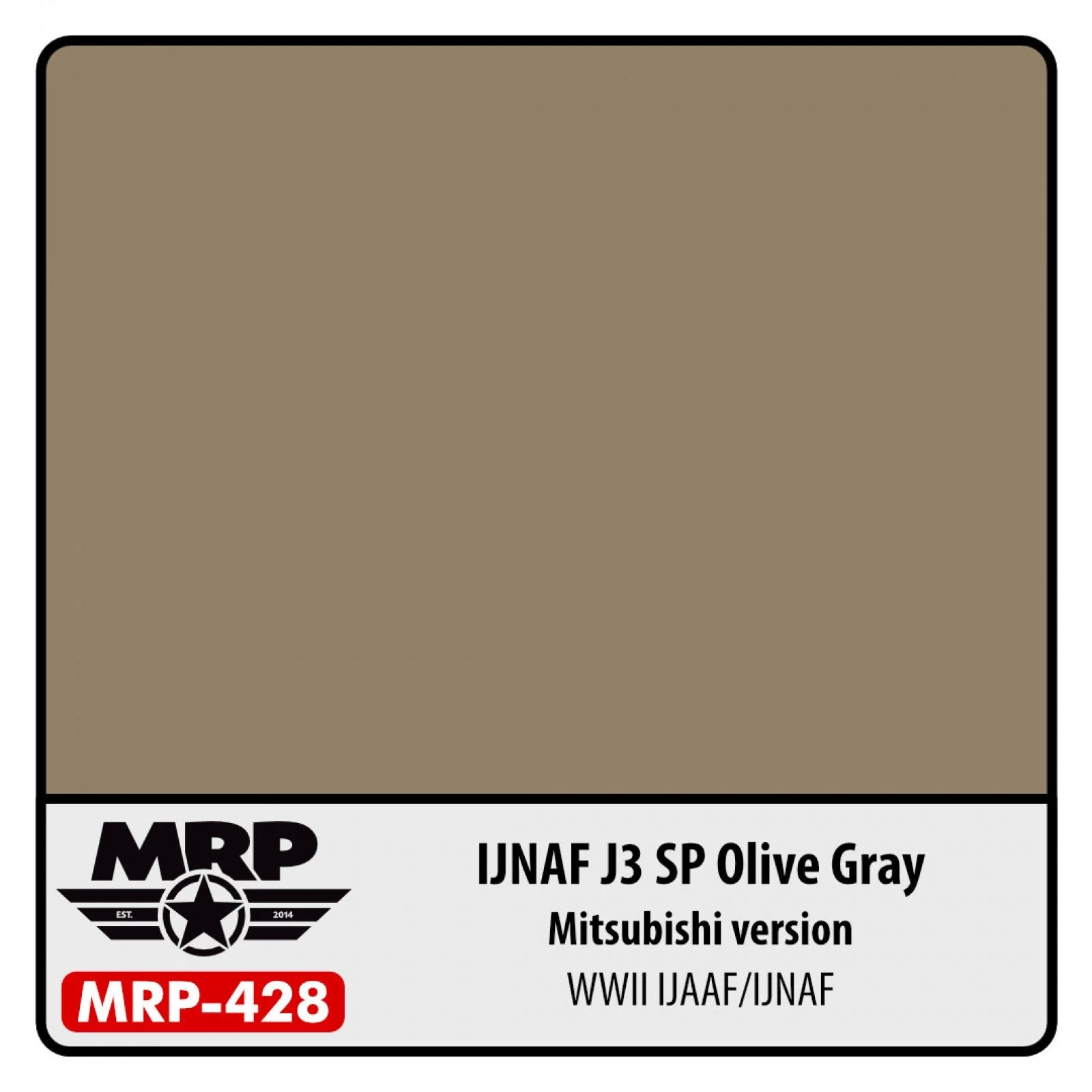 MRP-428 IJNAF J3 SP Olive Gray (Mitsubishi Special Paint)