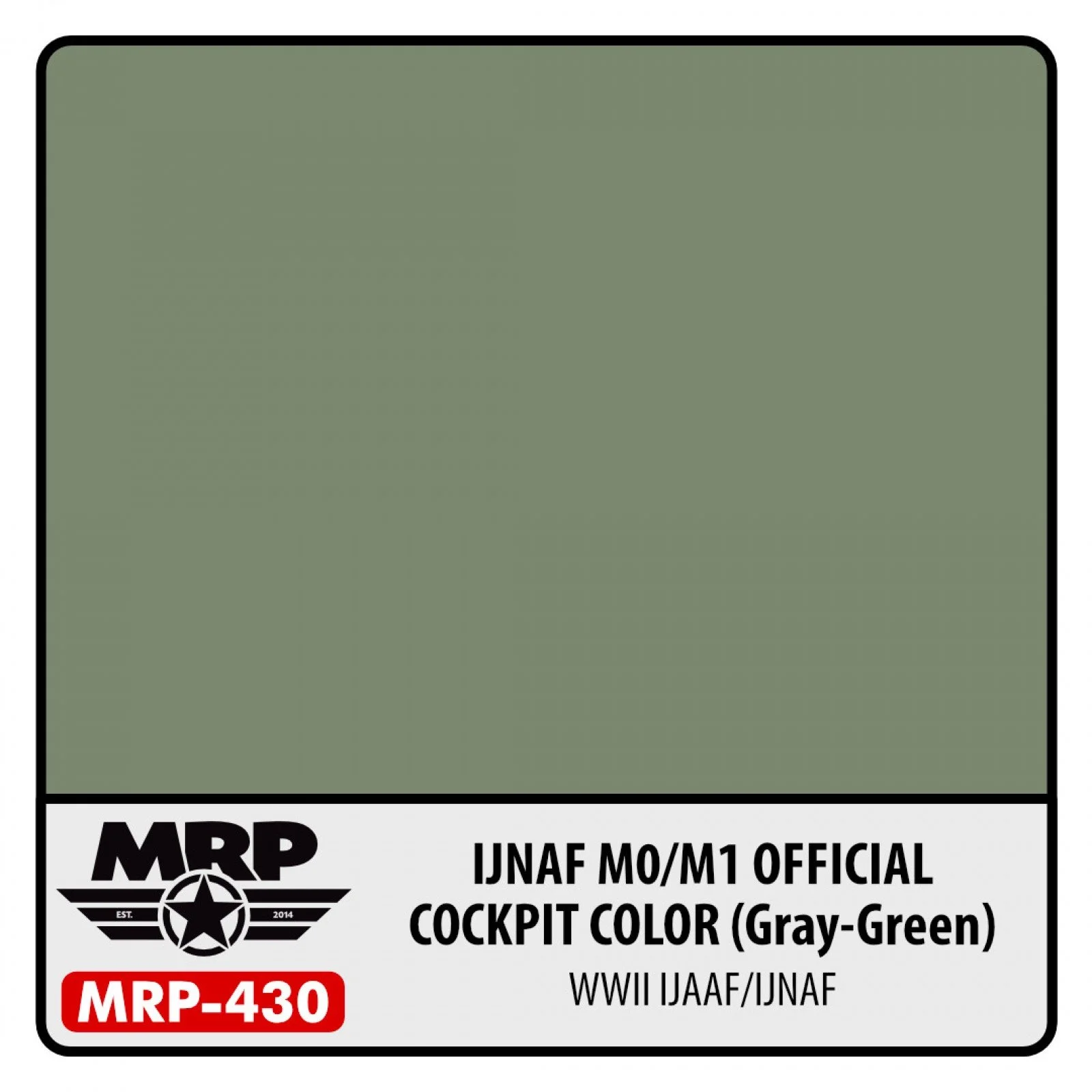 MRP-430 IJNAF M0/M1 Official Cockpit Color (Gray Green)