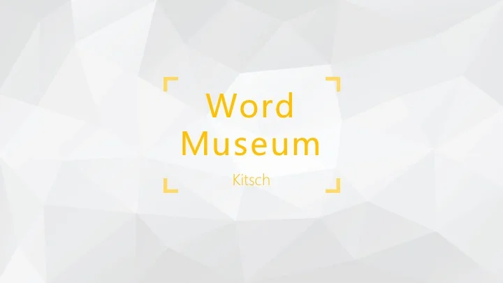Kitsch