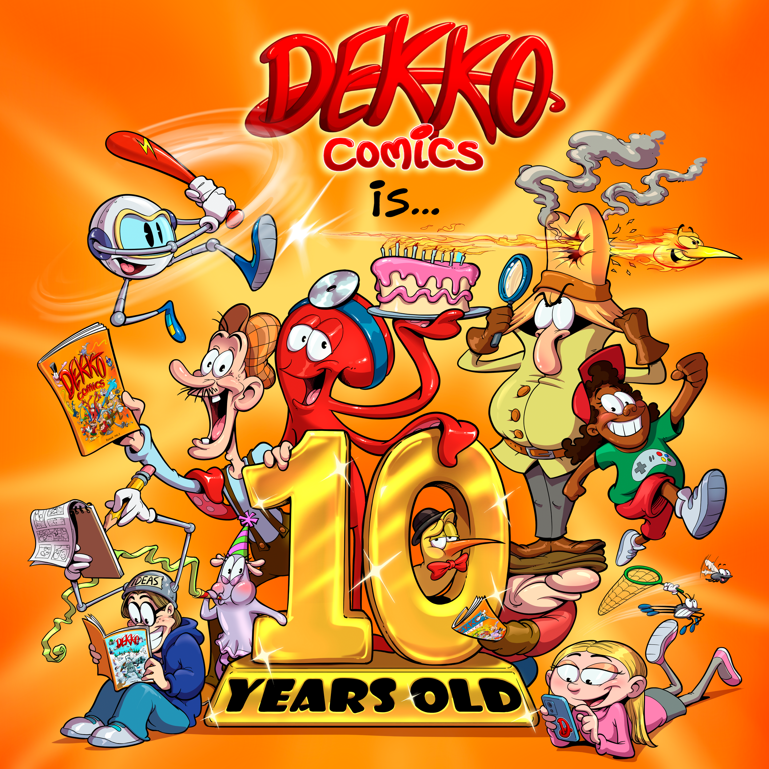 Dekko Comic 10th Anniversary Image