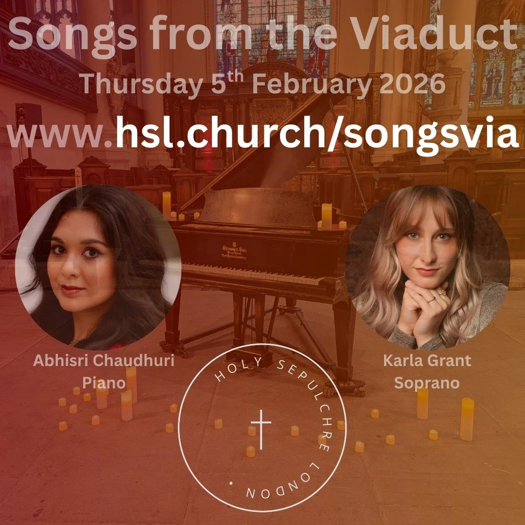 Join us in February for the first concert in our Songs from the Viaduct series with @abhisrichaudhuri and @karlagrantsop . Come and experience an evening of beautiful music in the intimate environment of the Musicians' Church. These soir&eacute;es ar