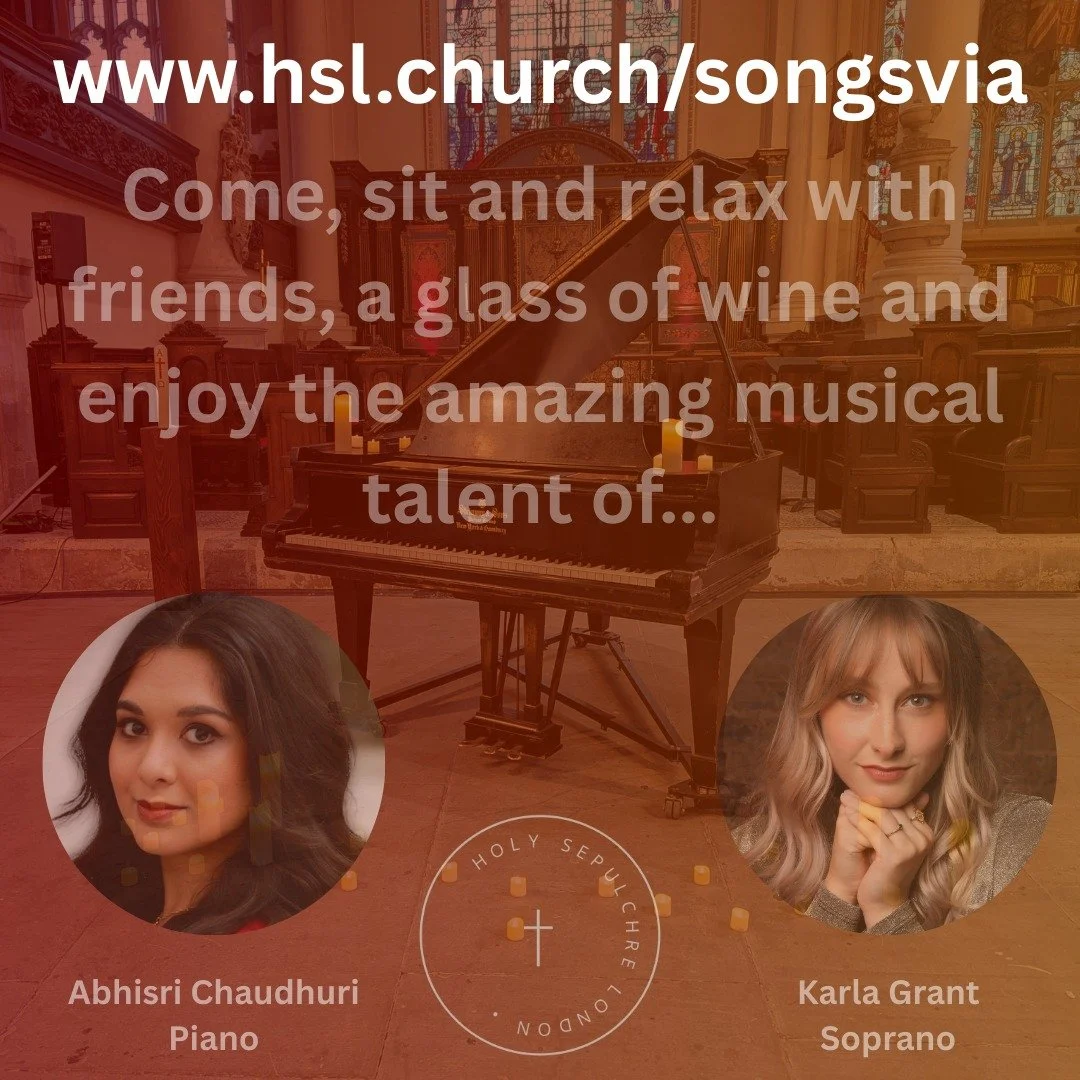 Because of overwhelming demand, we have expanded our capacity for our Songs from the Viaduct concert tomorrow, so there are now a few more tickets available! Book at hsl.church/songsvia #HolySepulchreLondon #NationalMusiciansChurch