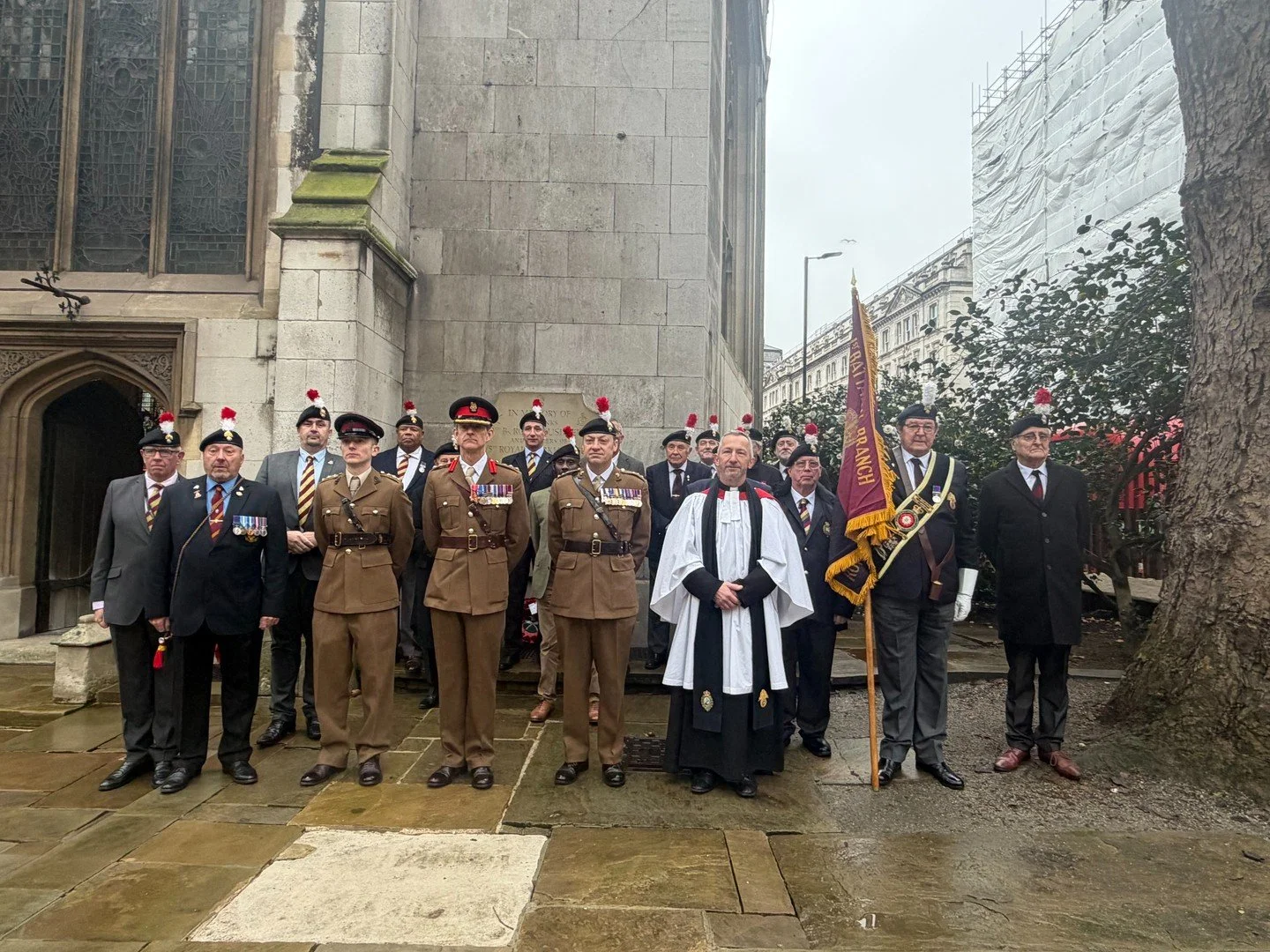Today's Mozzagrogna service of Rememberance with the Royal Fusiliers https://hsl.church/recounting-their-sacrifice #ServiceOfRemembrance #Mozzagrogna
#RoyalFusiliers #HolySepulchreLondon #SacrificeAndService #InRemembrance @BritishArmy