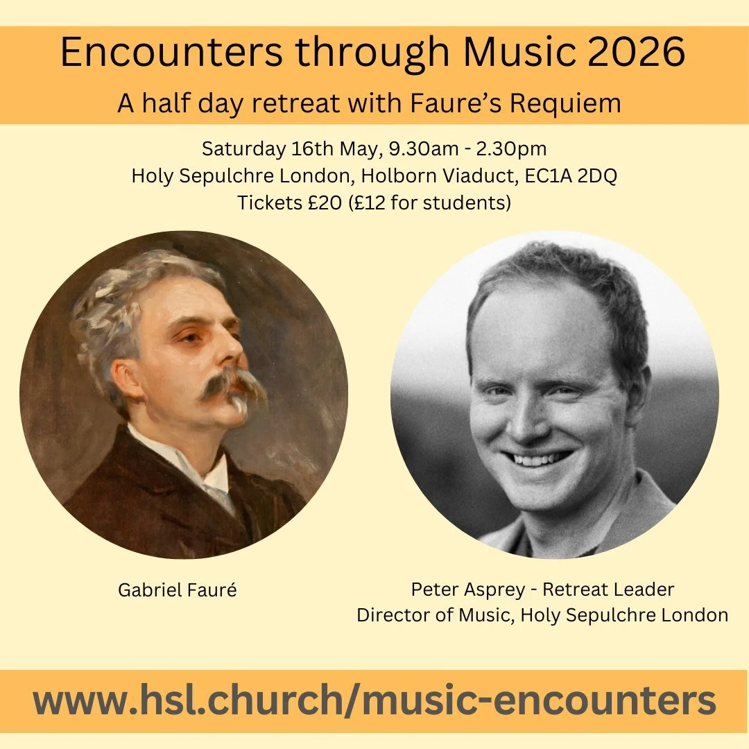 Join Peter Asprey for a half-day retreat, led by Peter Asprey, which will include reflections , time to hear the music and space for personal prayer and reflection, all in the beautiful surroundings of the National Musicians' Church. Take some time o