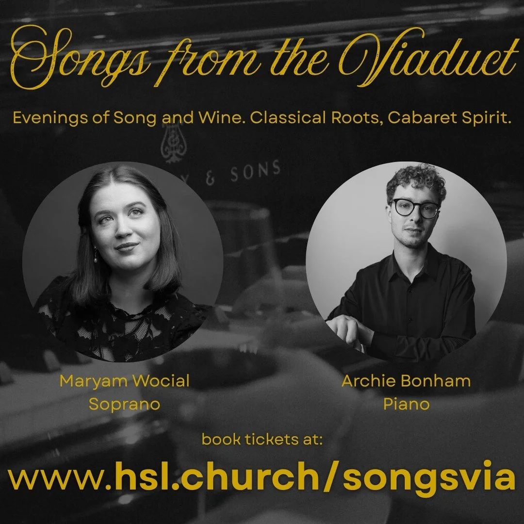https://stsepulchre.churchsuite.com/events/zquvcfgd
Another beautiful evening of music and wine at the #NationalMusiciansChurch Join us again on Thursday 4th June for the next Songs from the Viaduct concert featuring maryam.wocial , soprano and @arch
