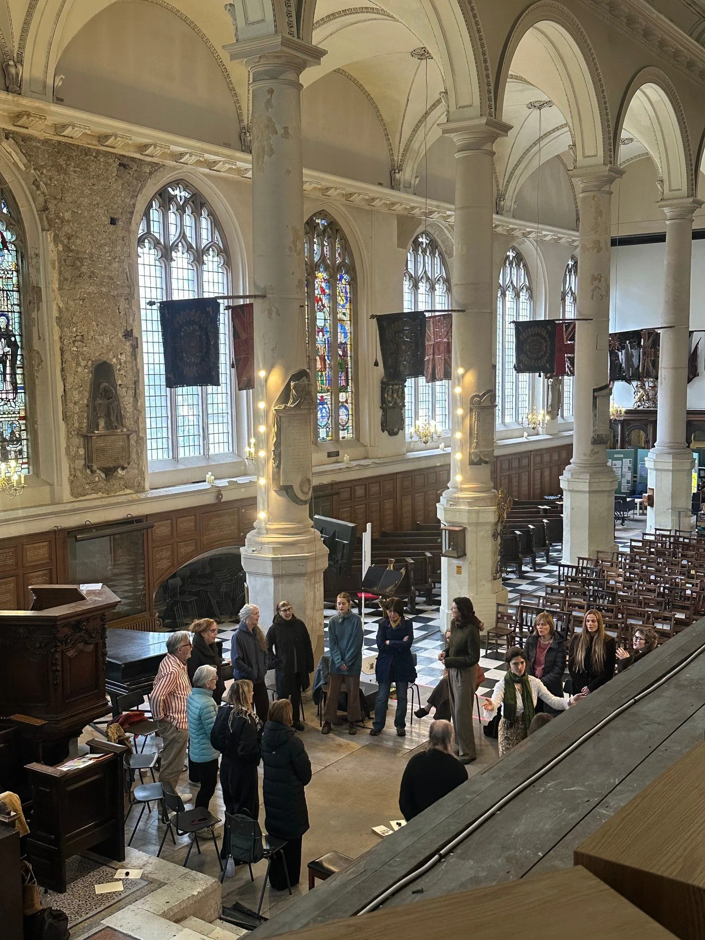 It was great to host this Culture Mile BID @culturemilebid Tree Song Trail Workshop with Phoebe Coco @phoebe.coco and Sarah Williams-Robbins @meetmrslondoner #CultureMile #CultureMileBID #TreeSong #CreativeWorkshop #CommunityArts #ParticipatoryArt #L