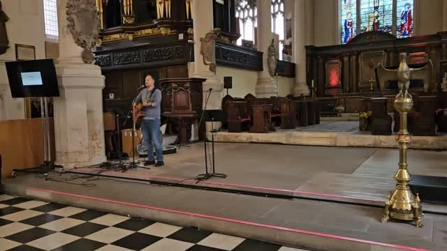 Join us TODAY from 1pm for Contemporary Lunchtime Worship with Luke Hamlyn and Nick Mottershead.

A joyful chance to come together in worship, celebrate community, sing, reflect, and share in hope and encouragement. Whether you join us every week or 