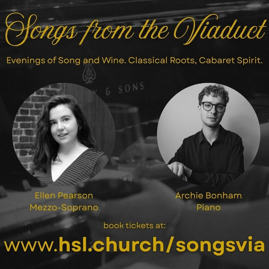Join us through Songs from the Viaduct hsl.church/songsvia and take a musical journey inspired by nature and the human experience, with pieces for all seasons. with @ellengpearsonmezzo and @archie_bonham