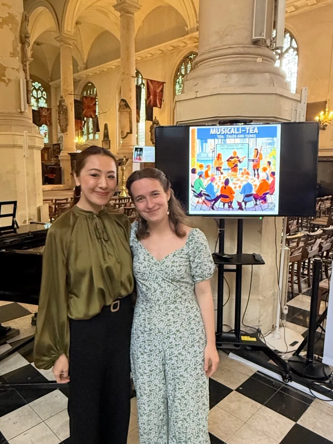 Musicali-Tea community in action, we welcomed the beautiful duo Harriet Cameron @haz.performs and @siyuann.x 🎶🎹🌿 what a beautiful interactive performance filled with love and nature.❤️
Many thanks to @limoncello_catering for the most delicious foo