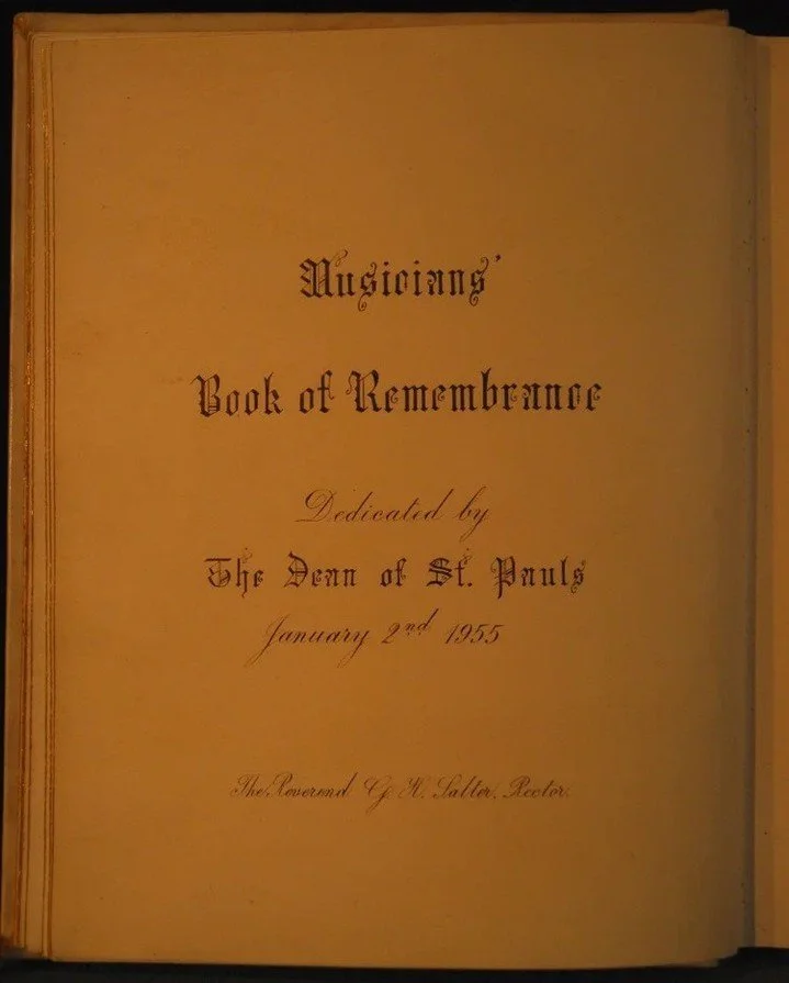 Join us tomorrow Wednesday 20th May from 5:15pm for the The Friends of the Musicians&rsquo; Chapel annual Thanksgiving Service - held in memory of all musicians whose names are inscribed in the Musicians&rsquo; Book of Remembrance.

Holy Sepulchre Lo