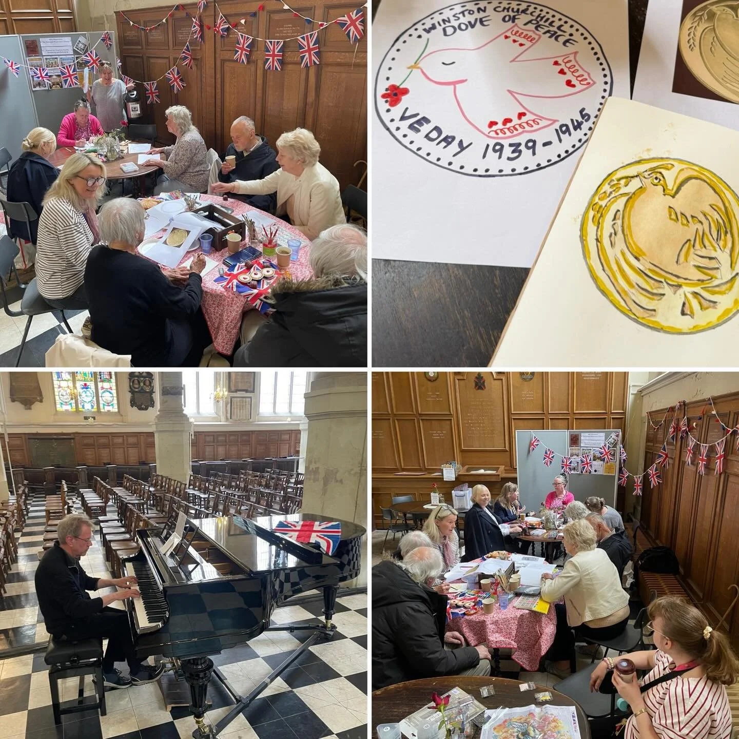 Communi-Tea we remember VE Day with afternoon tea, crafts and sharing our stories.  Every Friday 2-4pm visit hsl.church/what&rsquo;s on

#veday81 #cityoflondonchurches #holbornviaduct #farringdonwithout #fusilersmuseum