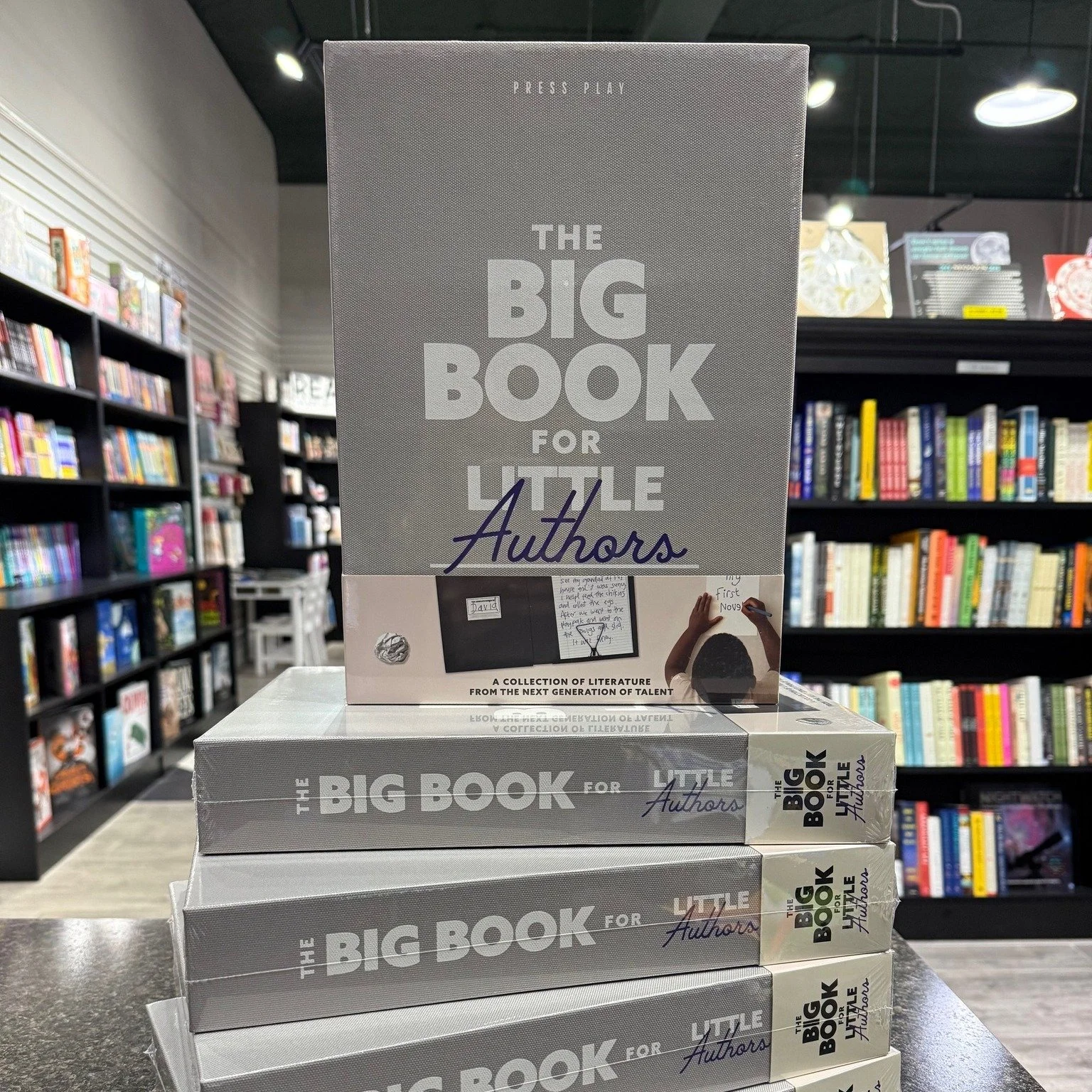 Create a coffee table book from your child's first writing efforts or save their yearly letters to Santa with The Big Book For Little Authors!

✏️ Cloth bound book
✏️ Blank pages 
✏️ An archive of creative writing
✏️ W8.8 x H12.9 x D2.1in