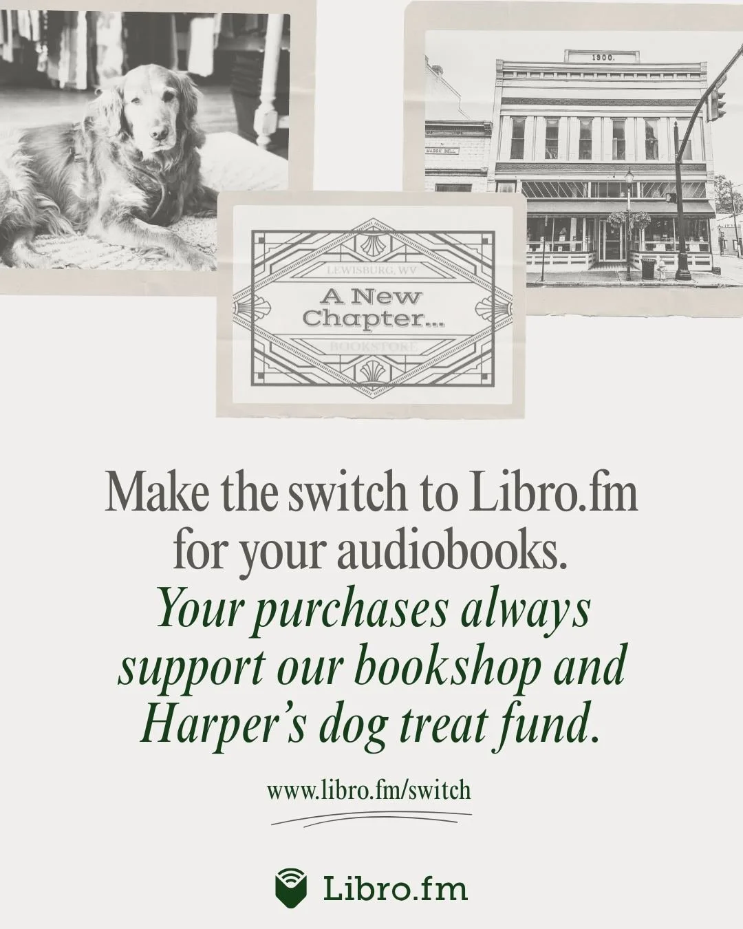 🎧You can now support our shop with Libro.fm audiobooks🎧