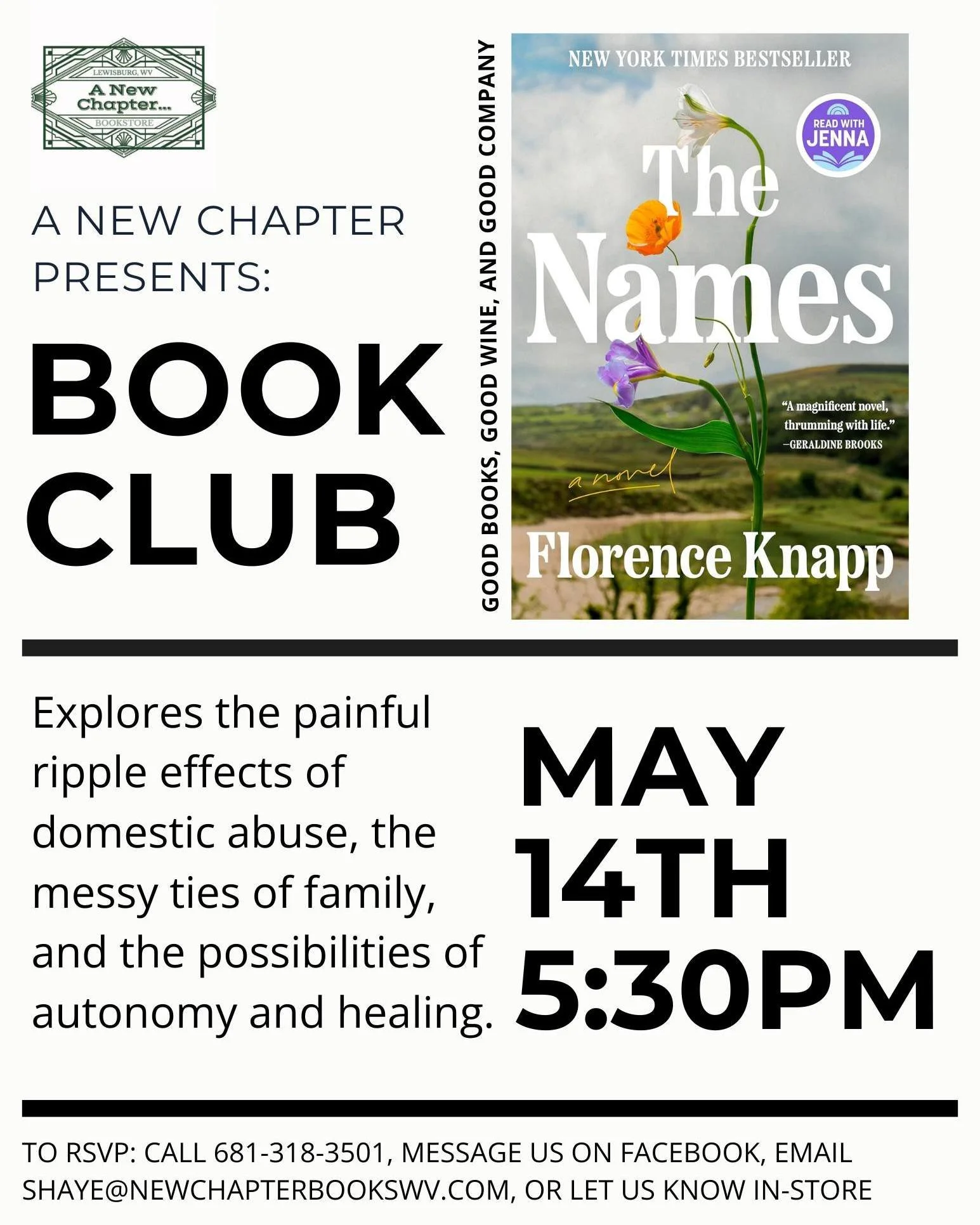 We still have books in stock and open seats available if you want to join us this Thursday!