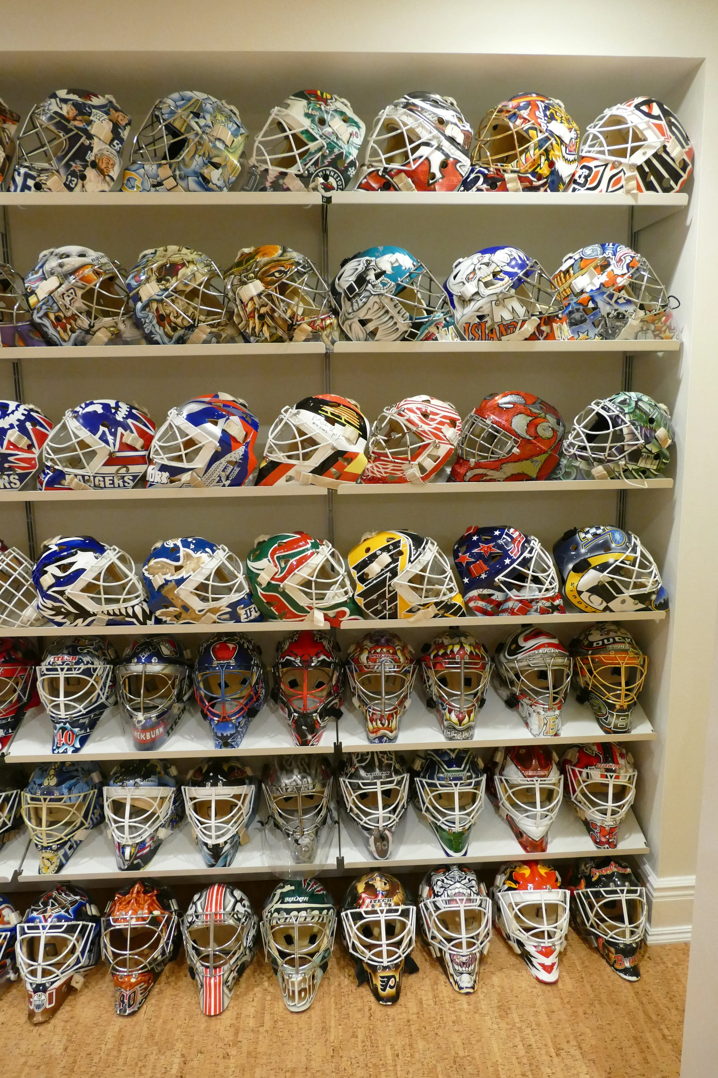 Game Used Goalie Masks