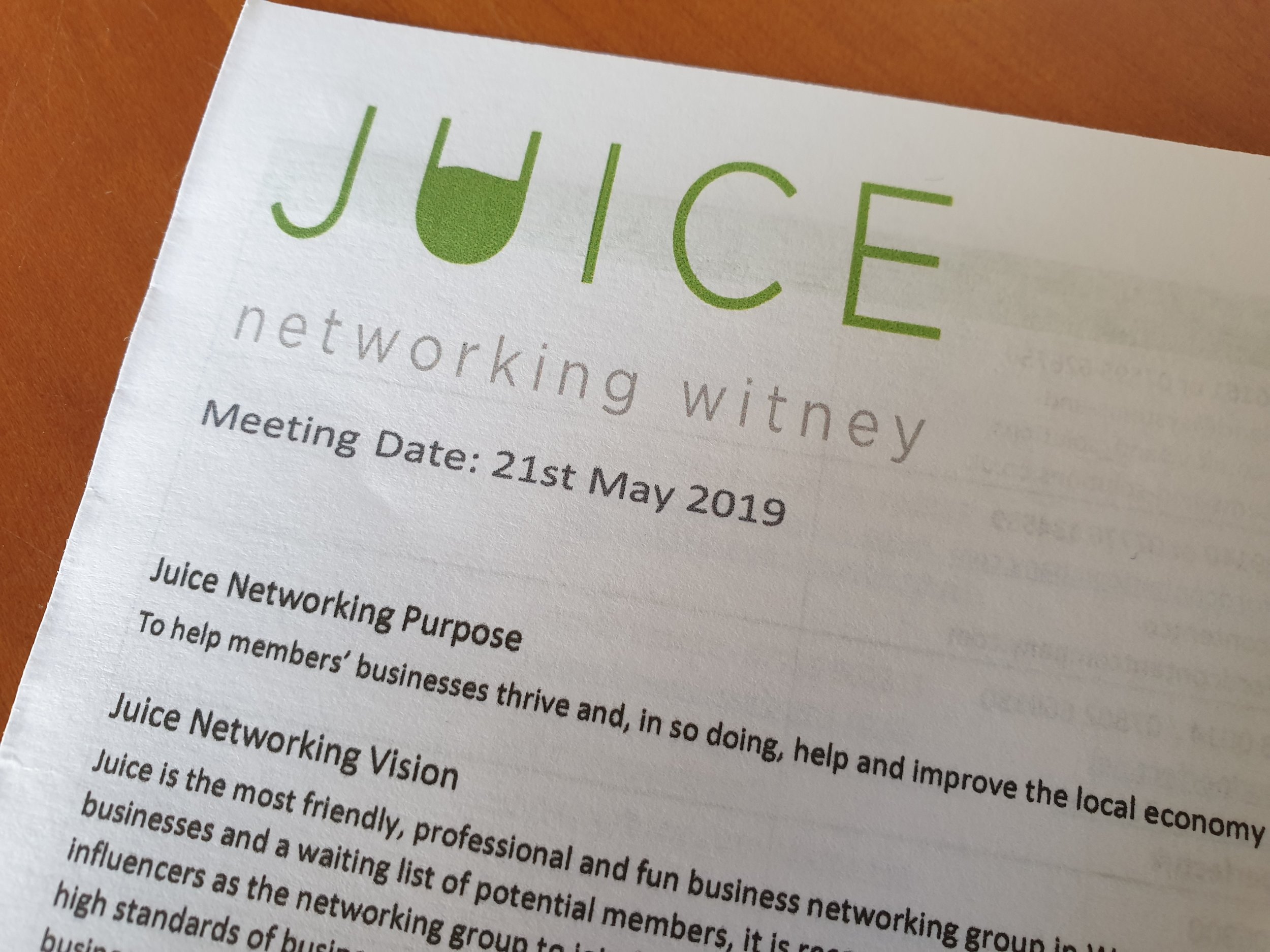 Juice Networking - Charity of the Year extended