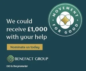 Help us WIN £1,000