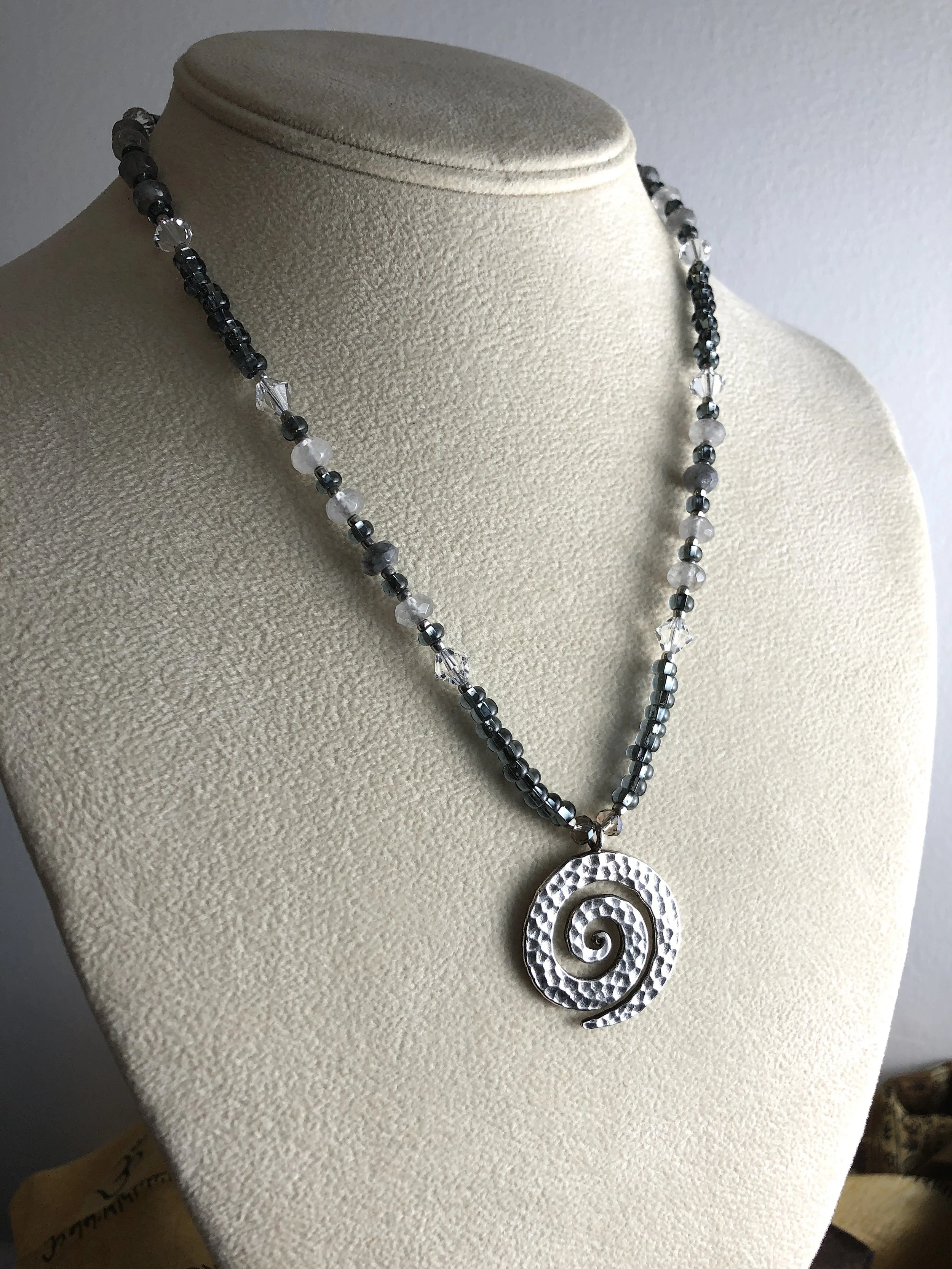 Black Crystal Swirl