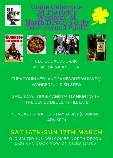 Come Celebrate St.Patrick’s Weekend at North Devon’s only Irish-owned Pub!!!.png