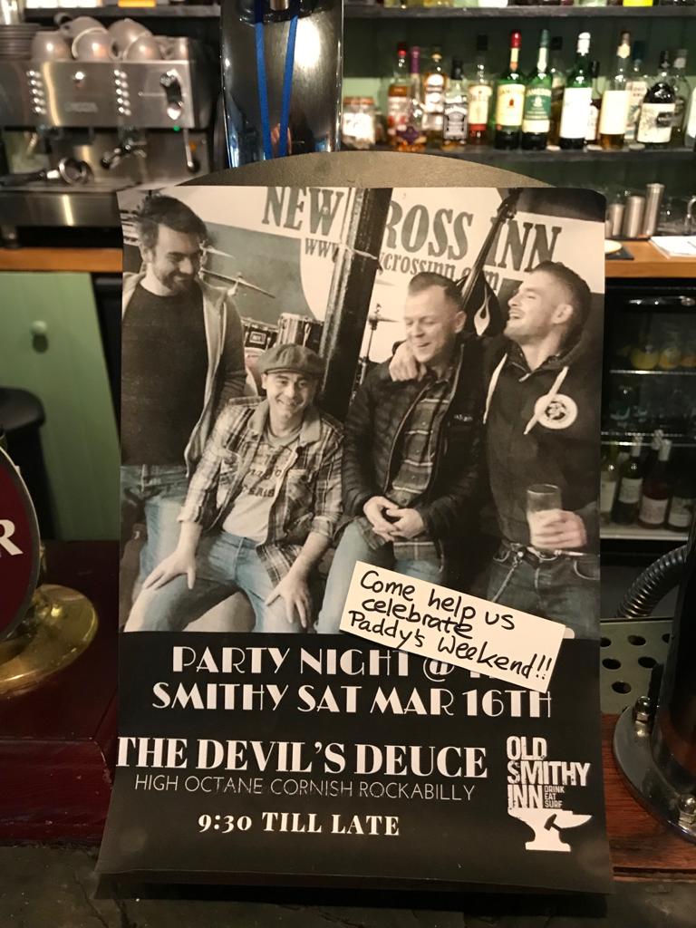 kickstarting our paddy’s weekend with the devil’s deuce