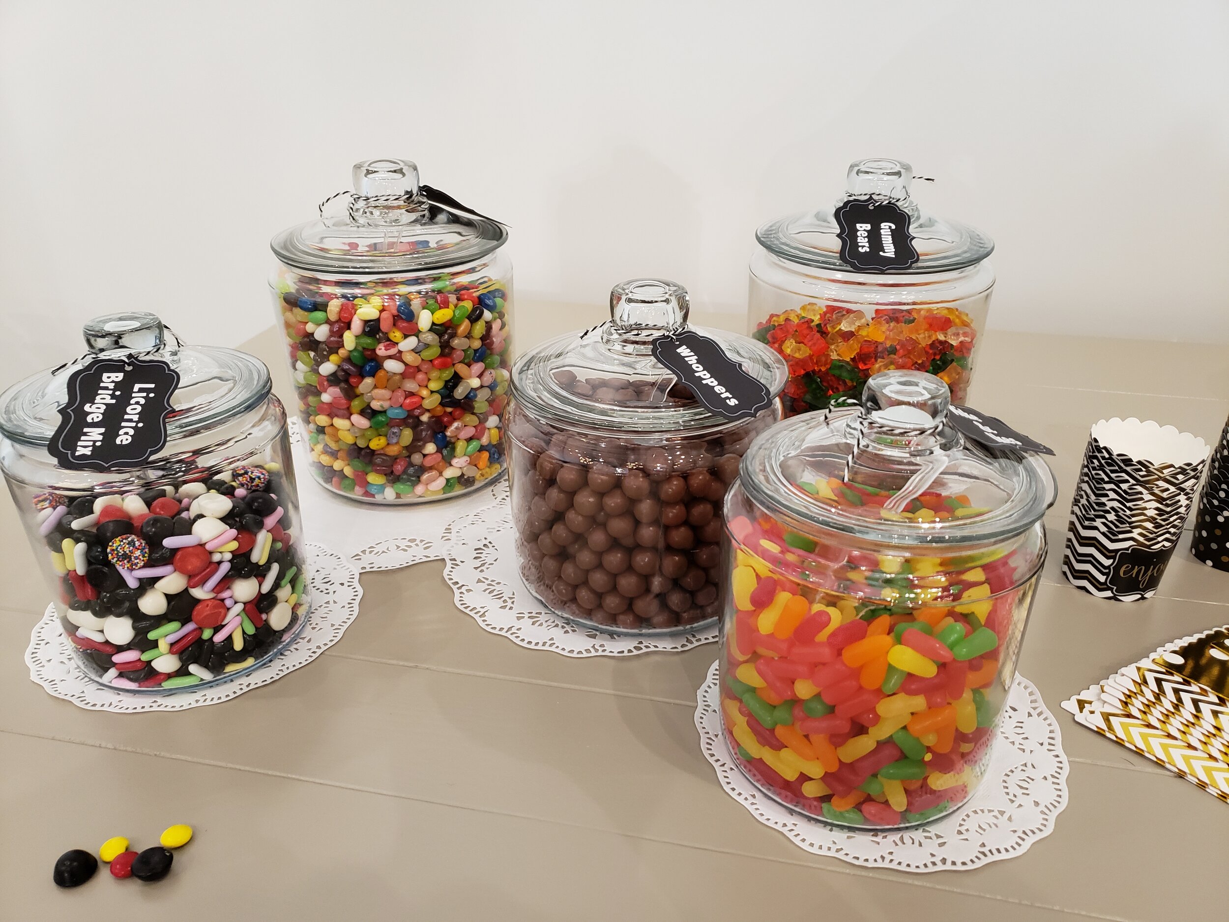 Glass Cookie Candy Penny Jar with Metal Lids Candy Jar Containers for  Kitchen Counter Candy Buffet Party Table - China Glass Cookie Candy Penny  Jar and Glass Cookie Jar price