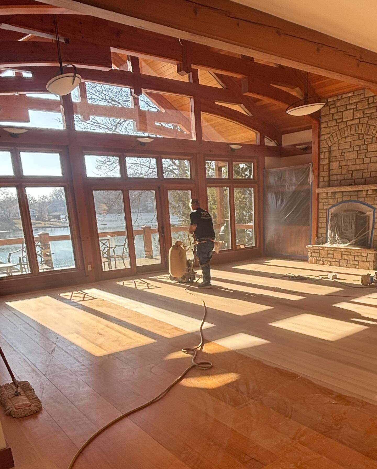 Some projects stretch our creative muscle more than others. This lake house renovation in southern Indiana has been one of those projects. The quality of the original construction is incredible; it would be financially and environmentally irresponsib
