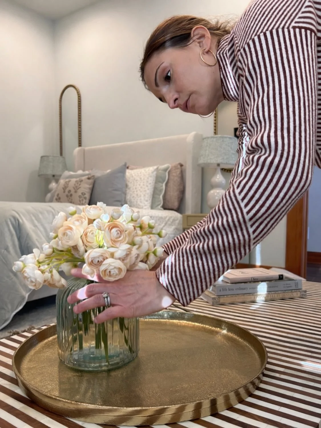 I spent two full days installing finish decor this week and I&rsquo;ve decided, home installations should qualify as an Olympic sport. Fellow designers, do you agree!? One day consisted of 50+ flights of stairs and 7 miles walked in the house. Design