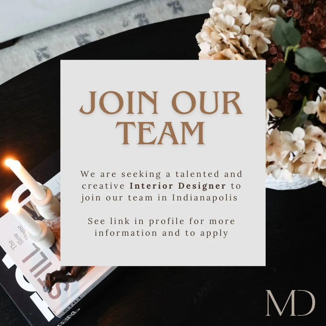 We are hiring! Our design studio is seeking a talented Interior Designer, with 2+ years experience, to join our team. If you are detail oriented, driven and passionate about beautiful design, we would love to hear from you. Please refer to the link i