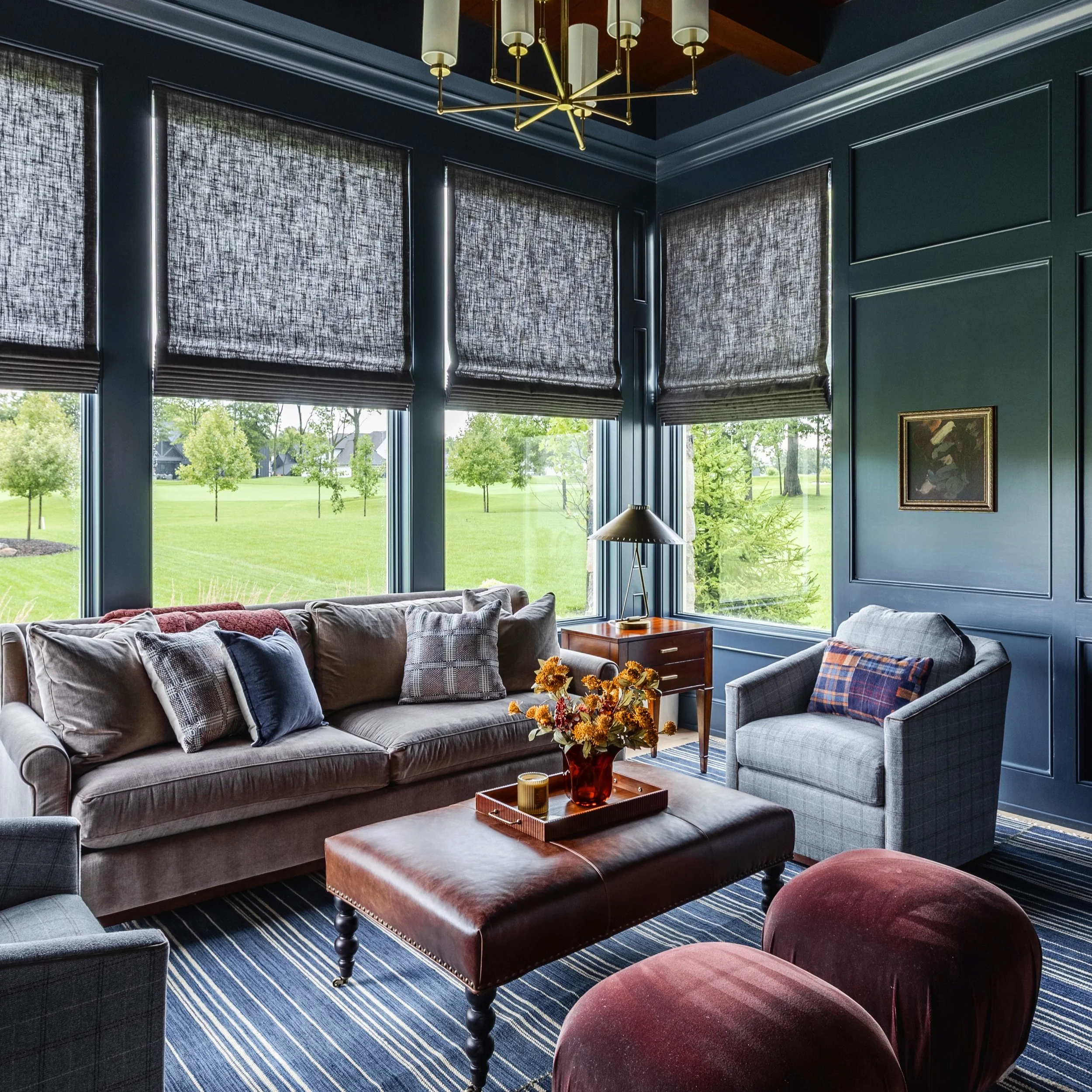 While the majority of our projects are large-scale renovations or new construction, we do love when we get called to focus on just furnishings and decor, and #PeteDyeRidge was one of those projects.

I'll never forget presenting the design for this s