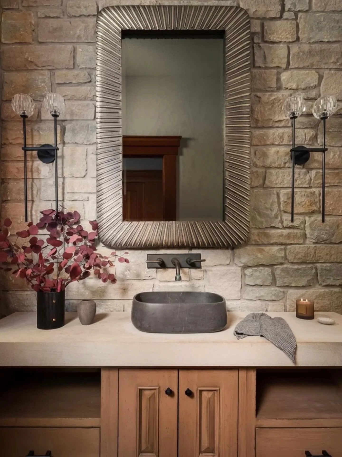 The Grandview powder room embodies all my favorite traits in both interiors and fashion &mdash; casual with a little bit of fancy, classic but not boring, restrained yet unique.

The design focused on pairing subtle changes to existing elements with