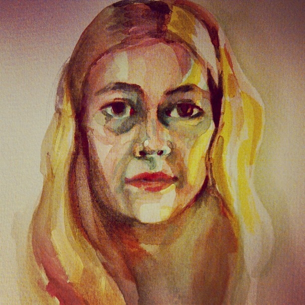 Self Portrait (watercolour)
