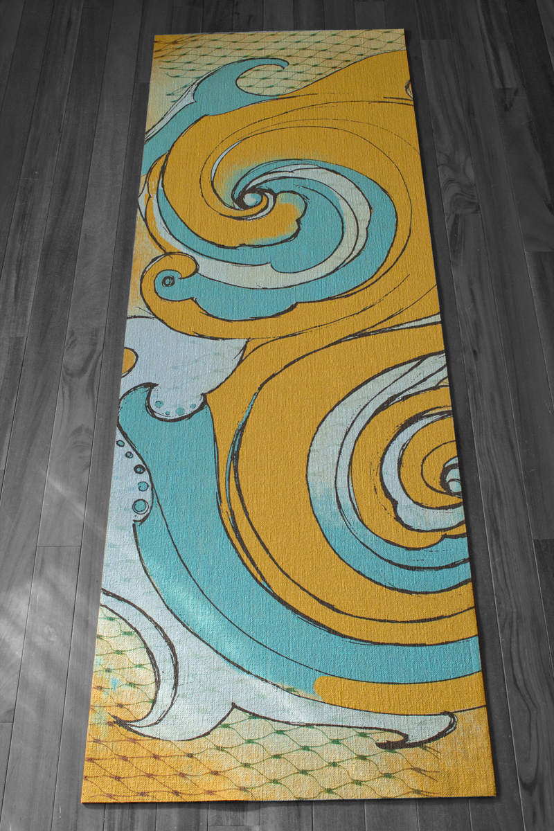 Wave EkoYogi Mat Aqua