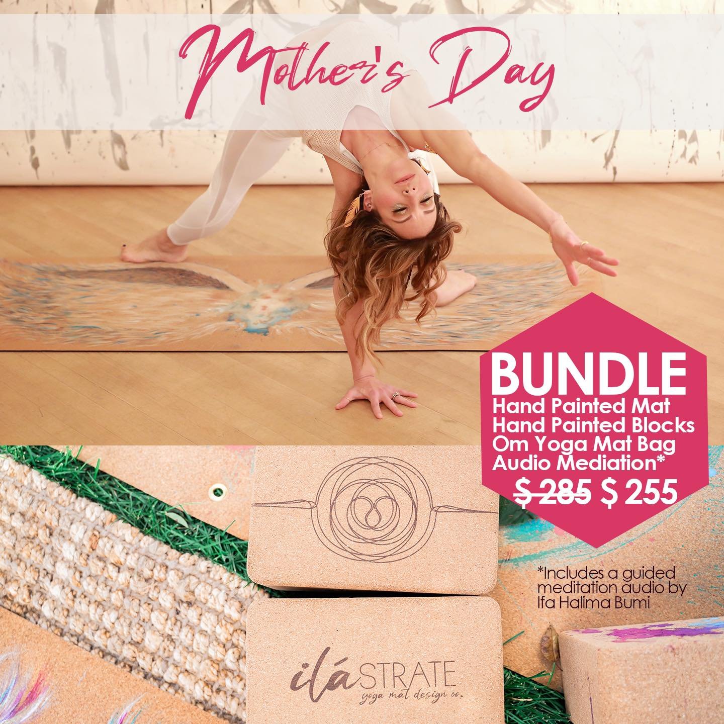 Bundle it up for Mom! Expand + Activate her practice.

This Mother&rsquo;s Day package is so special, celebrating all Mothers, including Mother Gaia. This bundle includes an audio track by @dj_bumi for meditation and plant healing- from the album &ld