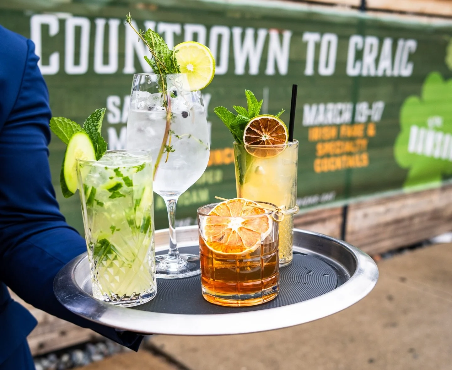 Come for the cocktails, stay for the craic ☘️

Irish food and drink specials start Friday through March 17 including Fish &amp; Chips, Guinness-braised corned beef sandwiches and Corned Beef &amp; Cabbage. Behind the bar: Galway Old Fashioneds, Dubli