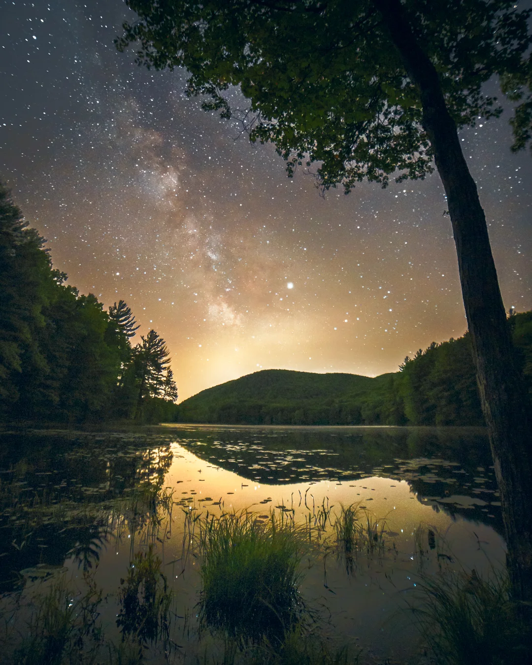 Milky Way at Cranberry Pond - Sunderland, MA
