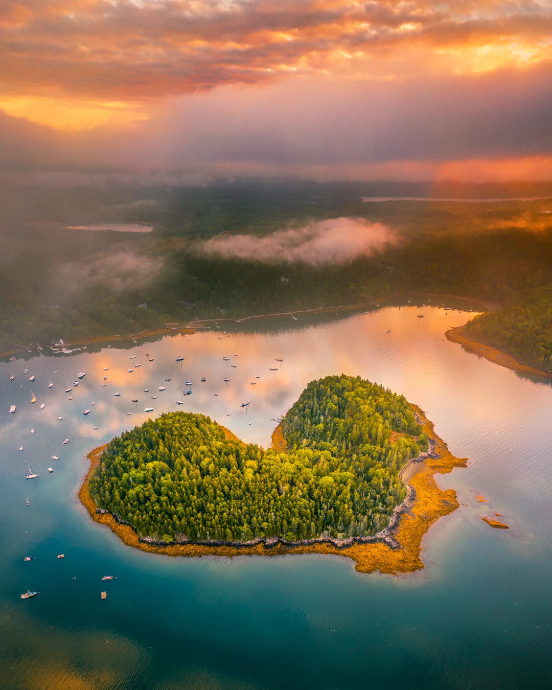 Heart Shaped Island in Maine - 3