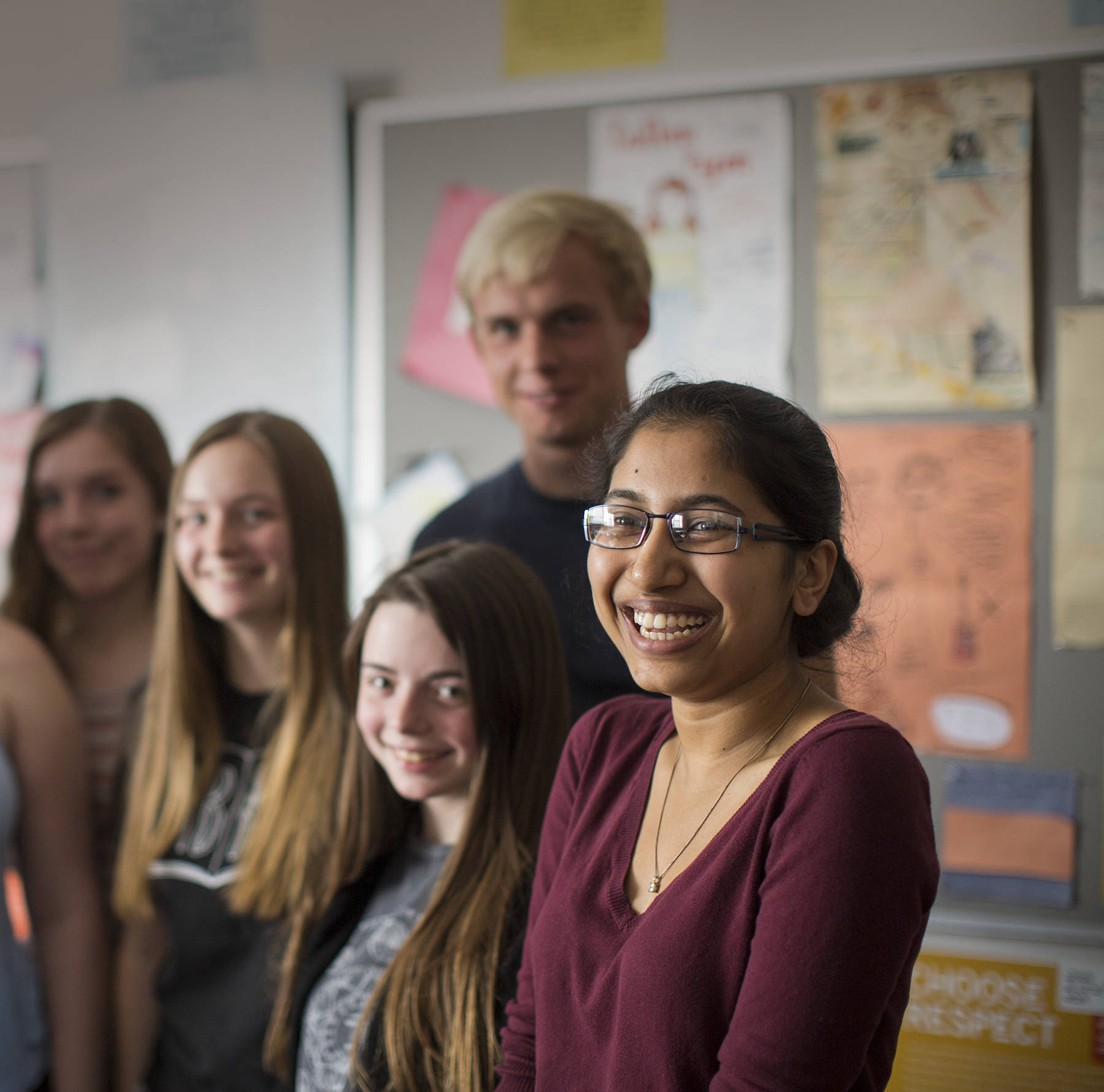 Classroom photoshoot, Facing History Foundation