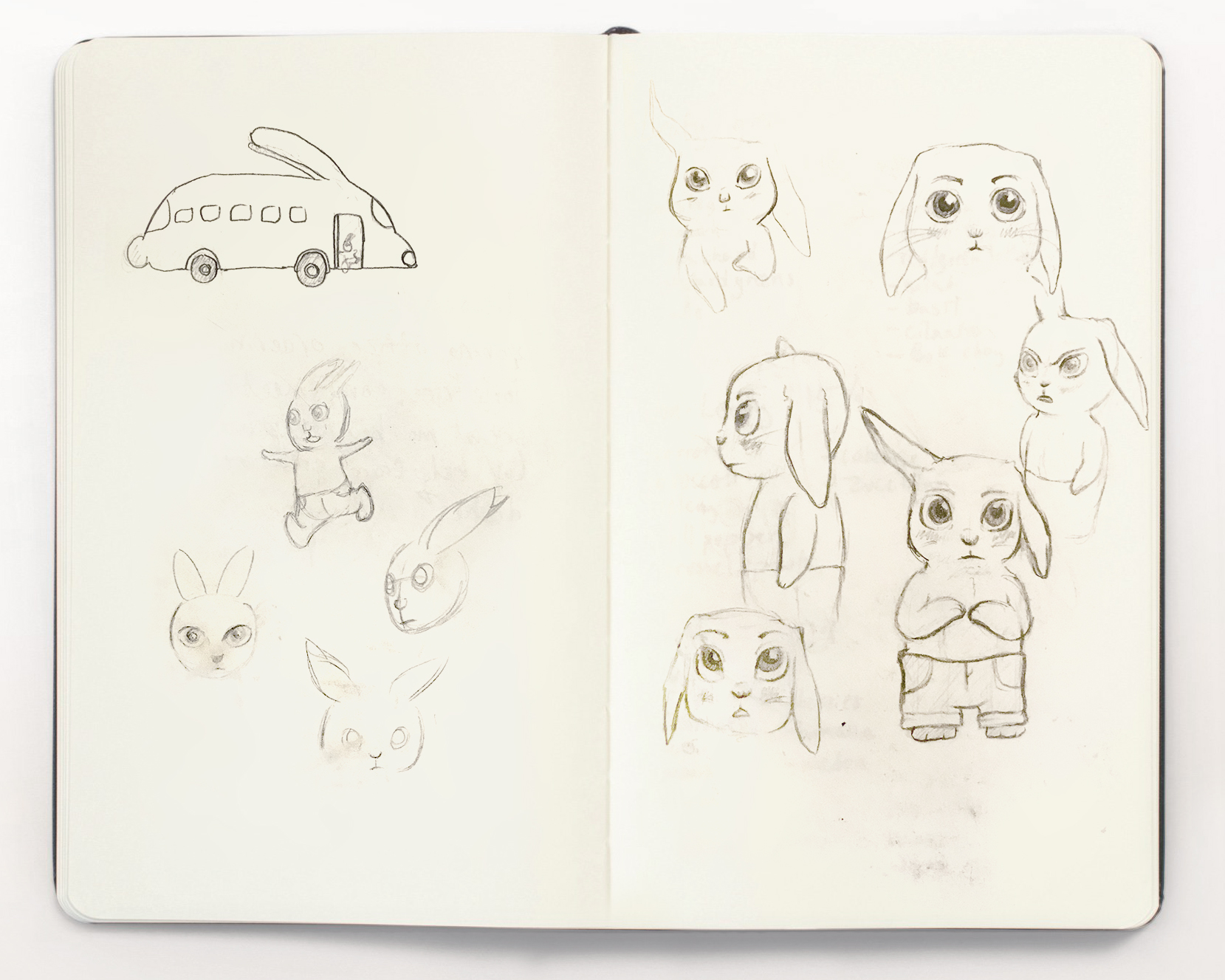 Meet Trousers, the young bunny whose trousers are a little too big for him. Trousers the concept character existed even before Trousers the Bunny . It's where his name came from! Check out more concept work here .