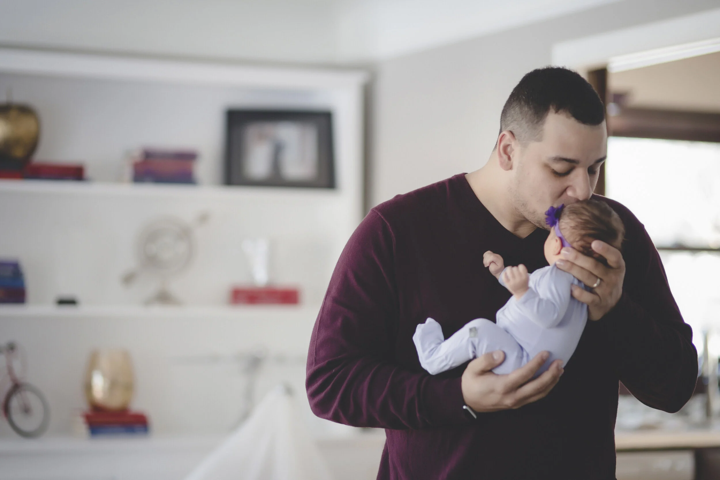 In-home Newborn Session  •  Emily, Adam, + Marcela