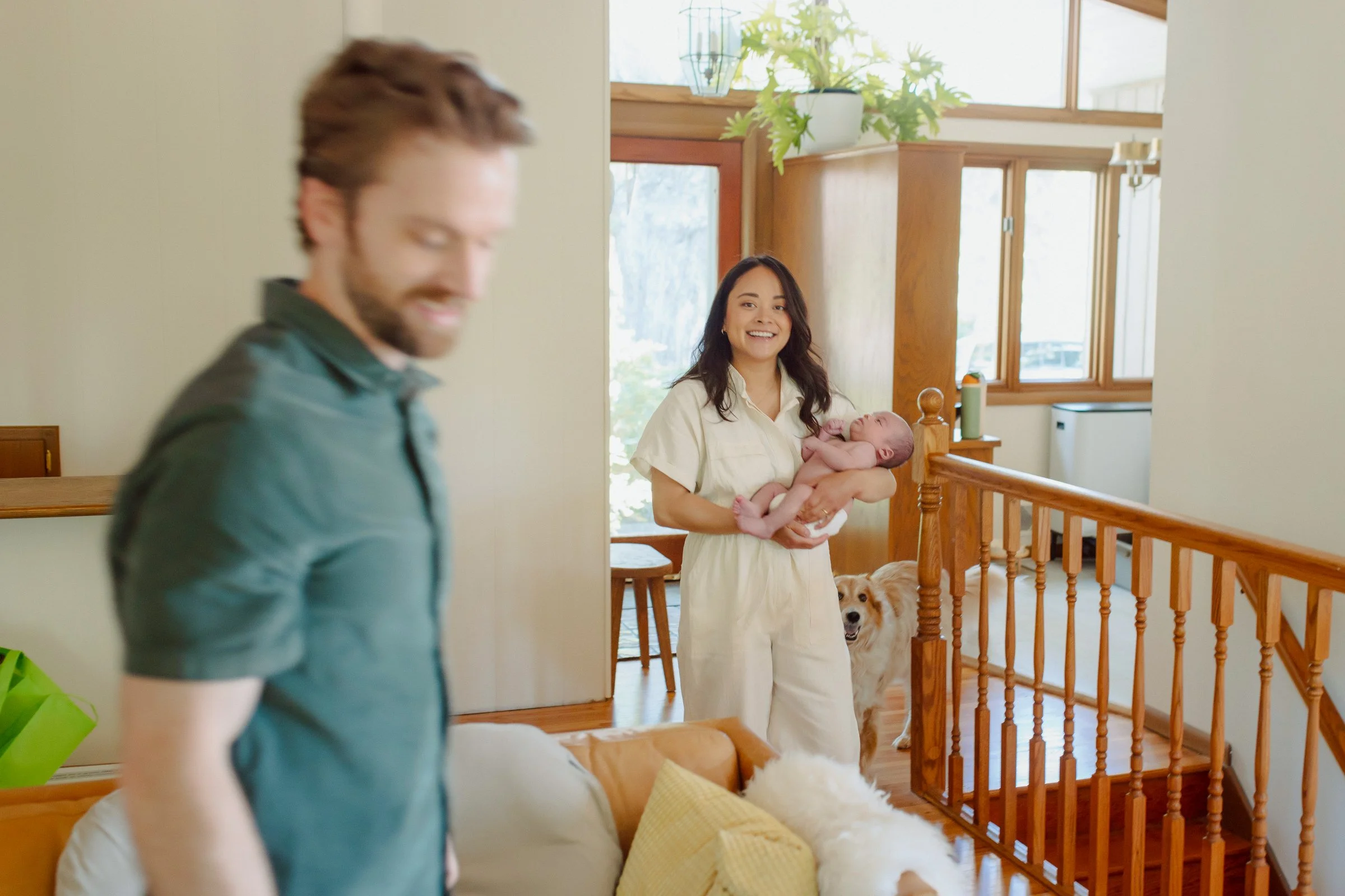minneapolis in home newborn photographer