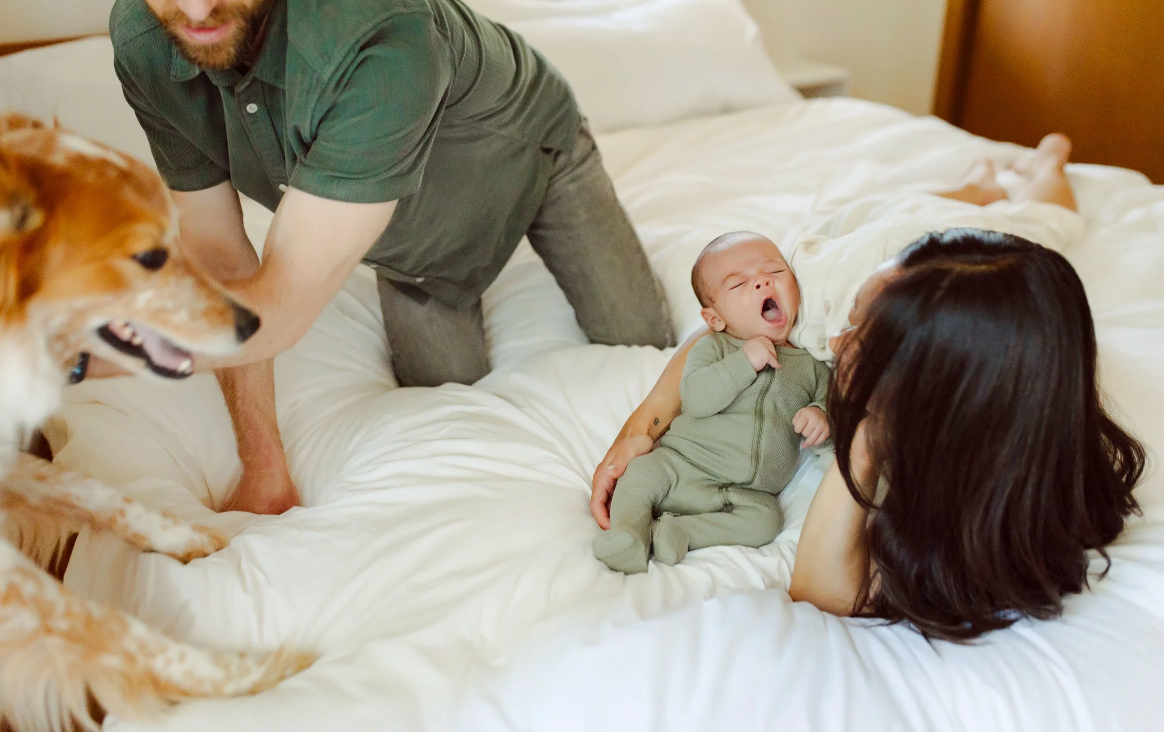 cute candid newborn baby photographer in minneapolis