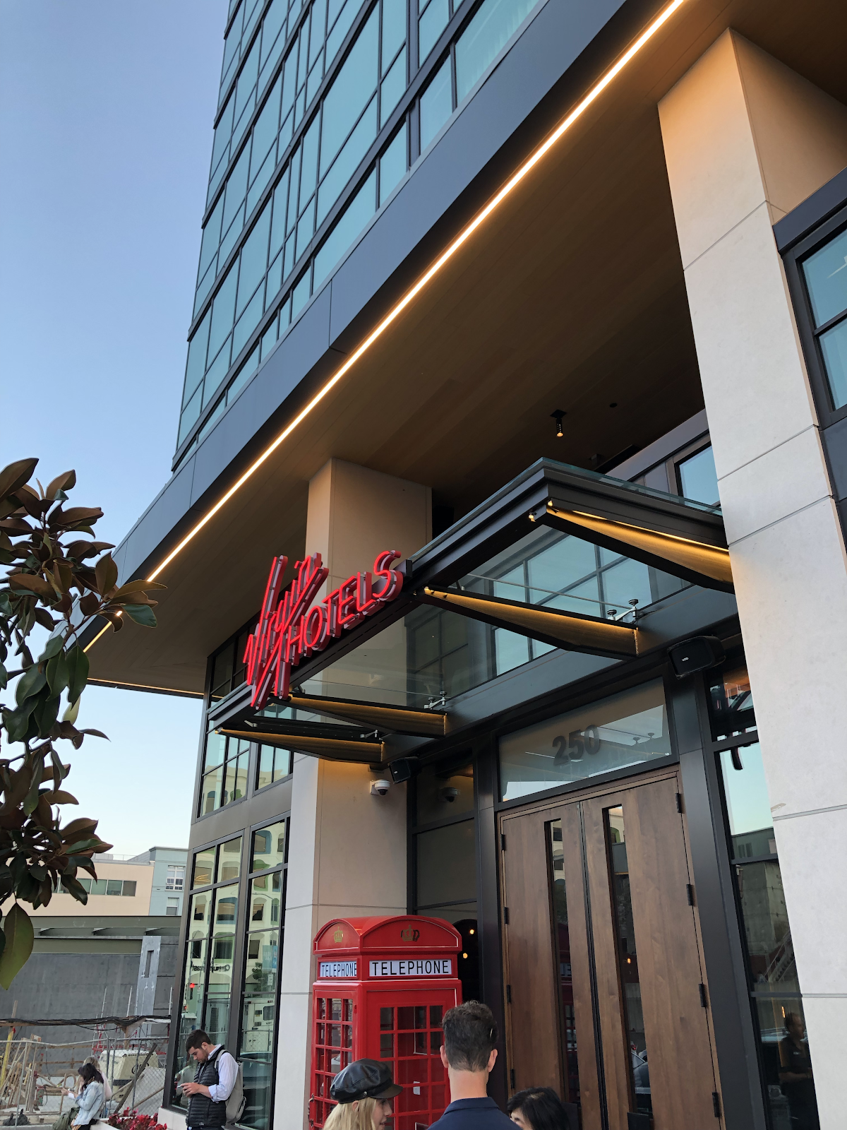 Virgin hotel Entrance, San Francisco