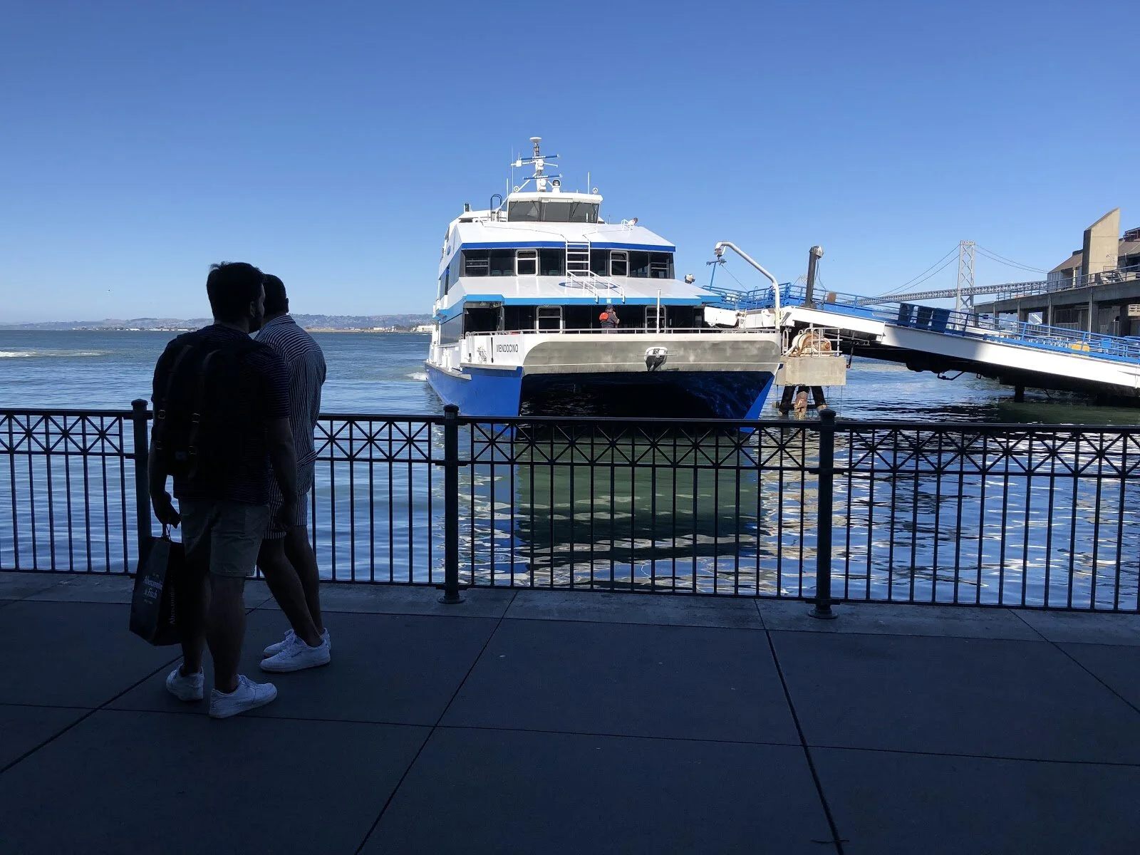 The ferry to Sausalito