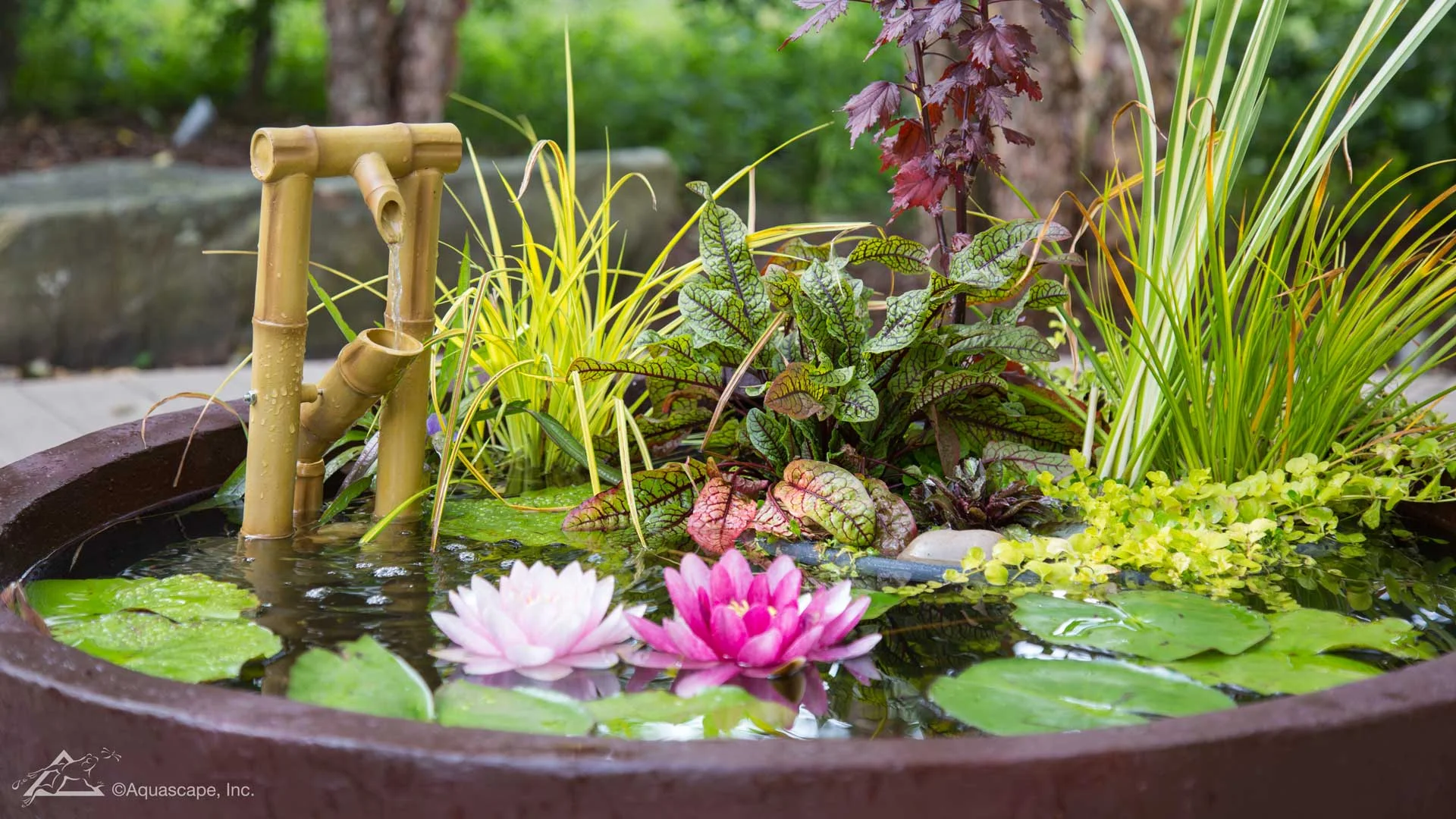 Auburn-Sky-Landscaing-Aquascape-Patio-Pond-Deer-Scarer-Bamboo-Fountain.jpg