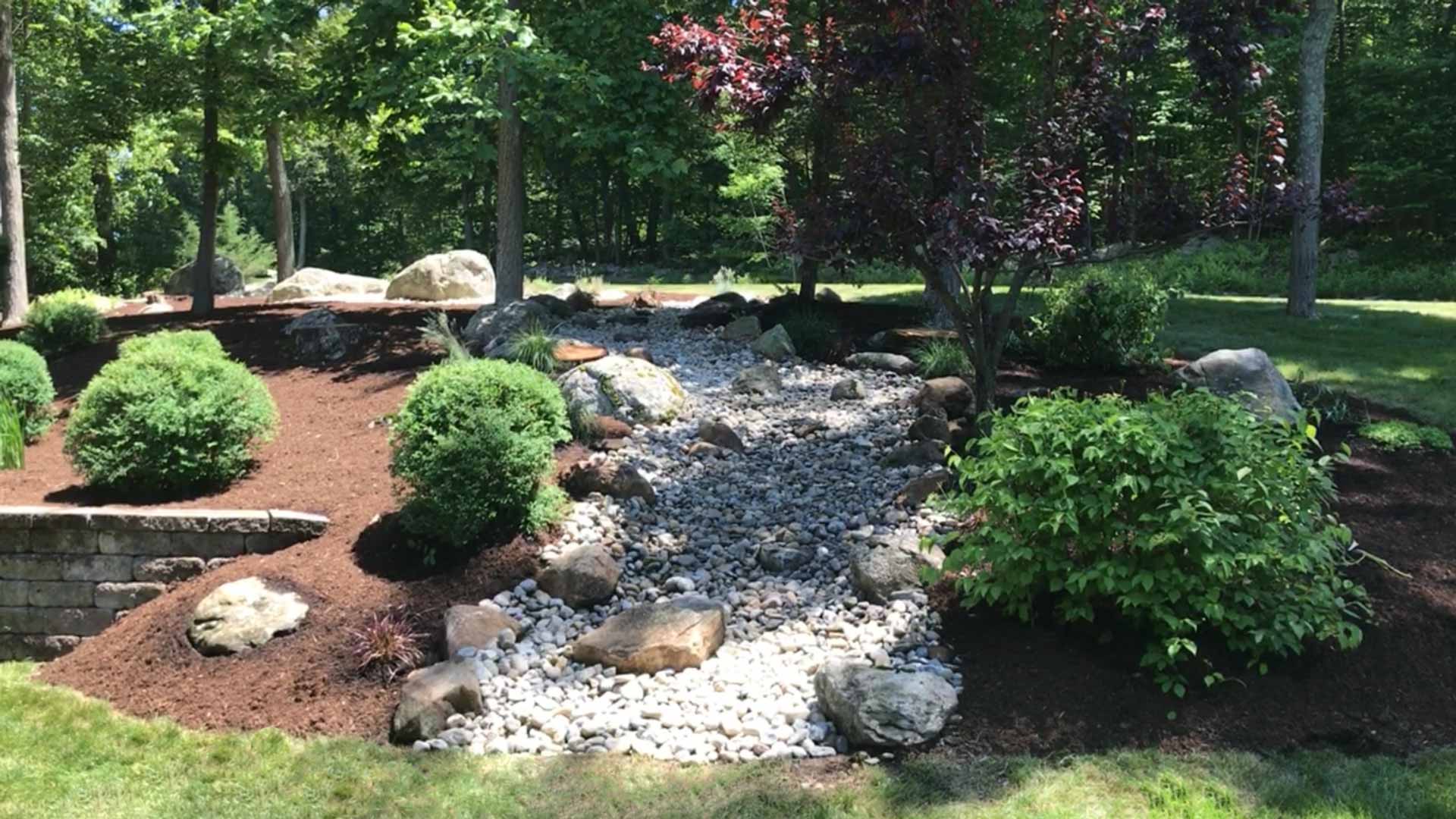 Mulch Stone Installation Auburn Sky