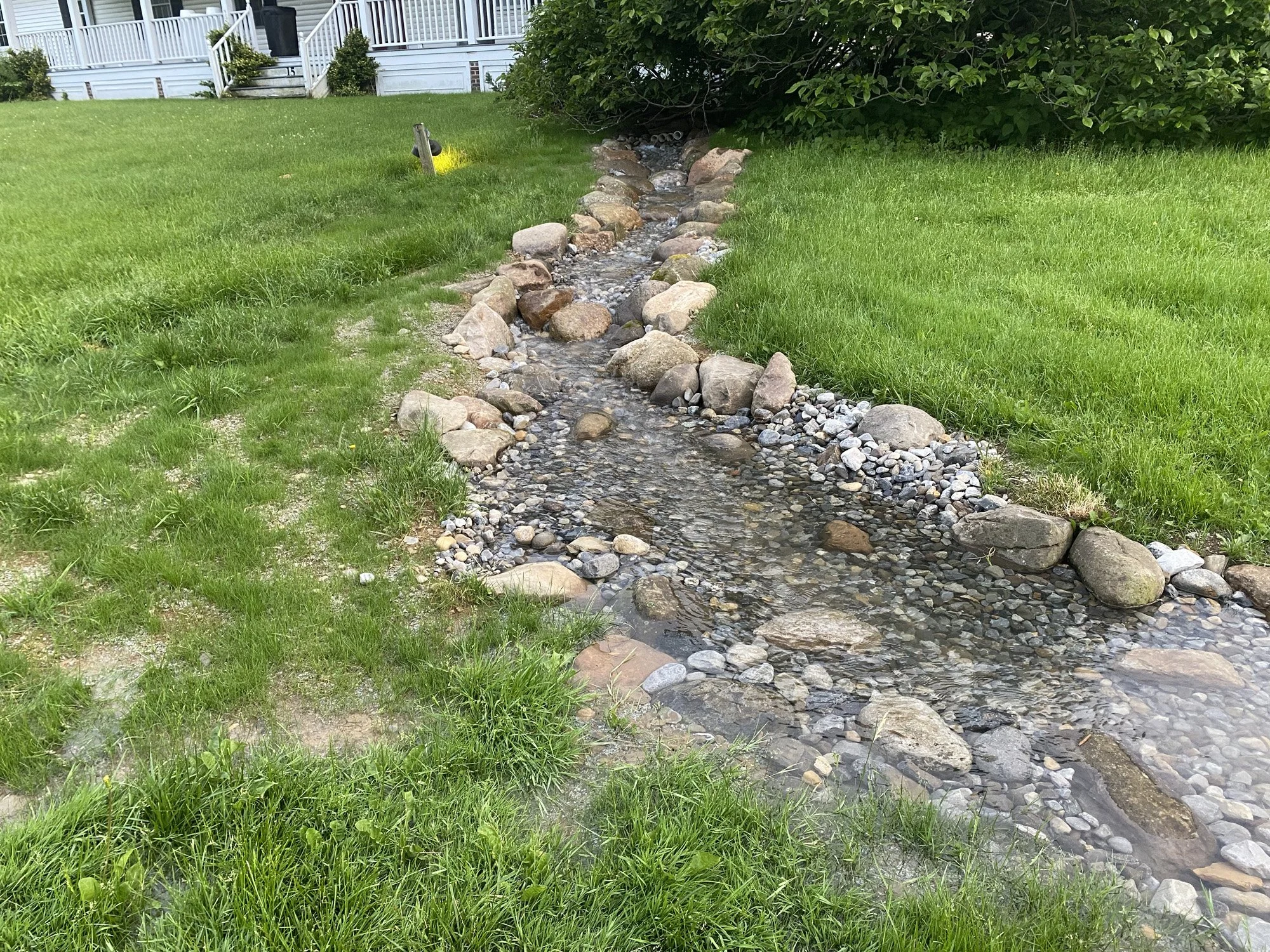 Decorative Functional Drainage Swale