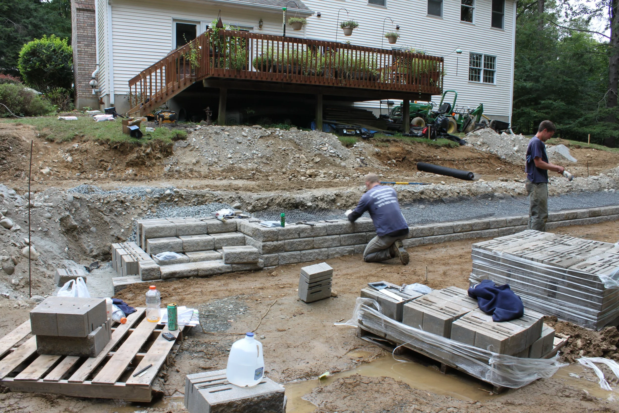 Steps - Segmented Concrete Block Steps - 4-6.JPG