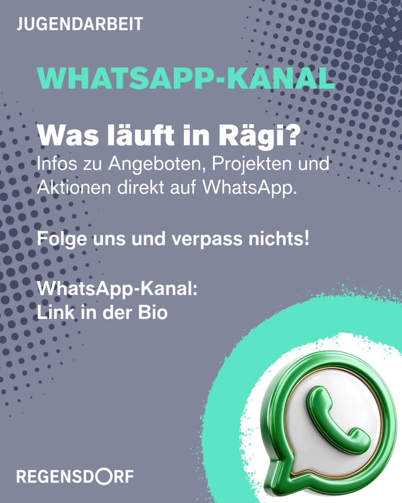 Unser neuer WhatsApp-Kanal Link in der Bio!🔥